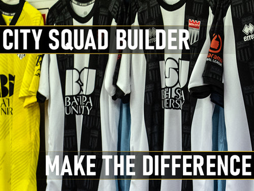 Bath City Squad Builder