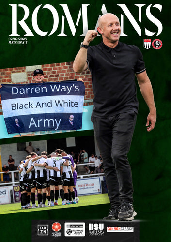 Matchday Programme v Maidenhead Utd - Tuesday 2 September 2025