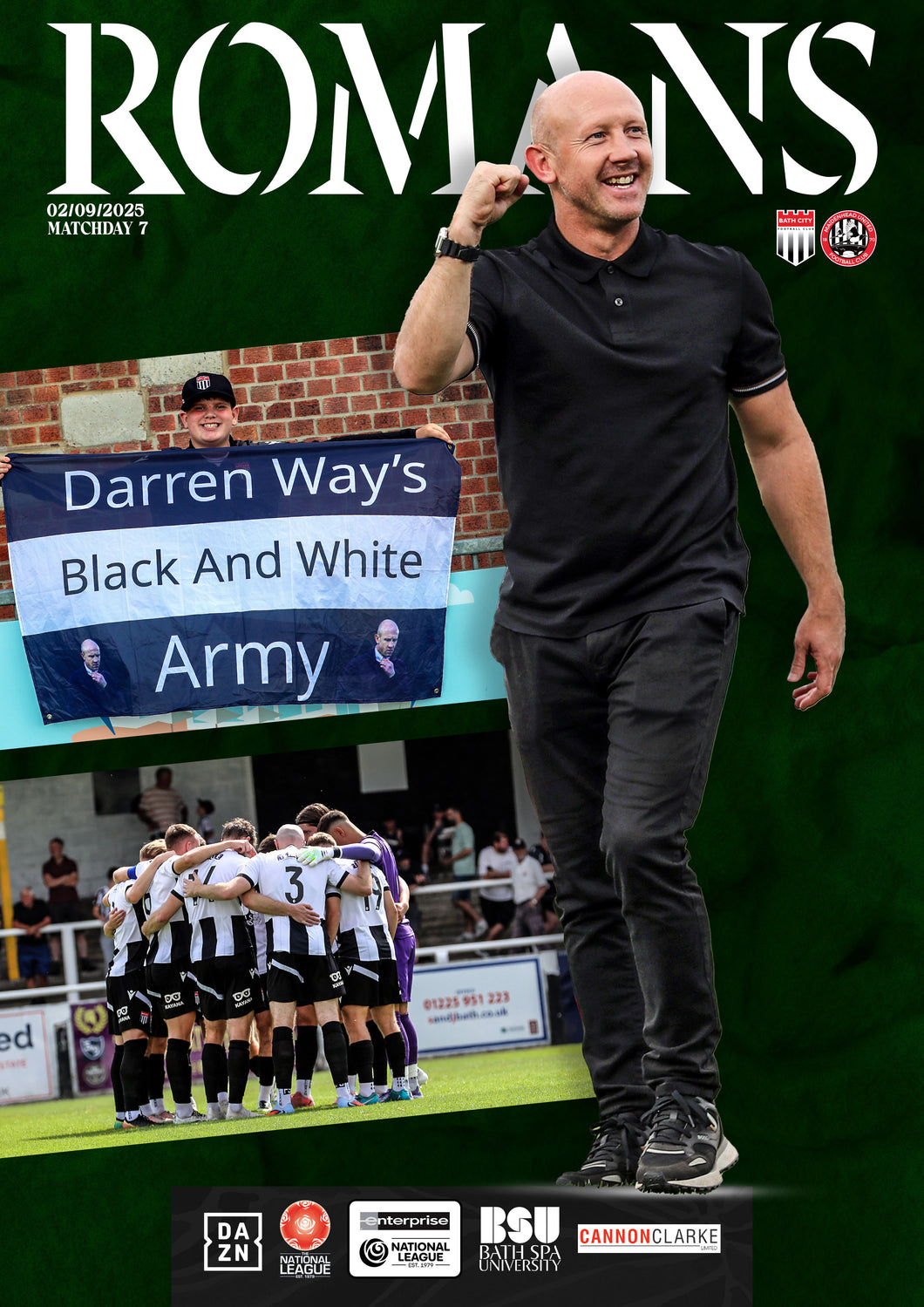 Matchday Programme v Maidenhead Utd - Tuesday 2 September 2025