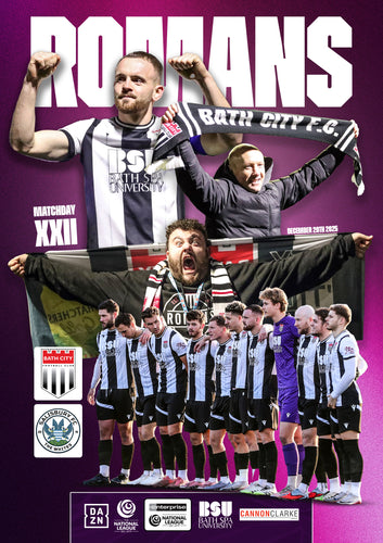 Matchday Programme v Salisbury - Saturday 20 December 2025