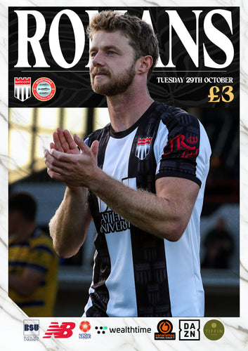 Matchday Programme v Worthing - Tuesday 29 October  2024